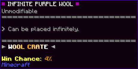 Infinite Purple Wool
