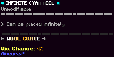 Infinite Cyan Wool