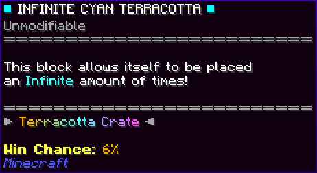 Infinite Cyan Terracotta