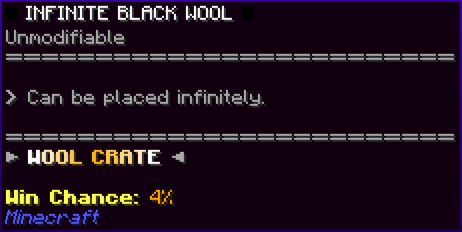 Infinite Black Wool