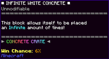 Infinite White Concrete