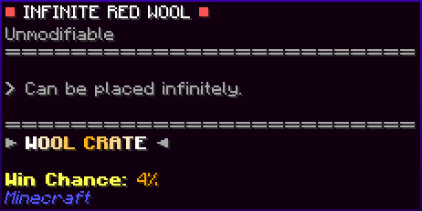 Infinite Red Wool