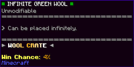 Infinite Green Wool