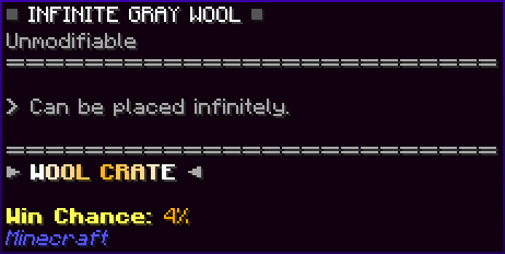 Infinite Gray Wool