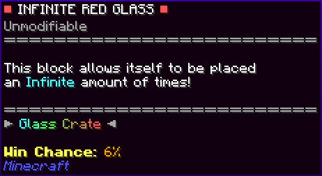 Infinite Red Glass