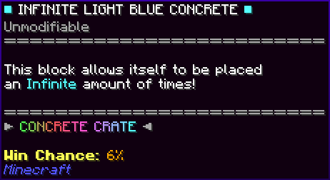 Infinite Light Blue Concrete