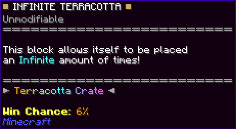 Infinite Terracotta
