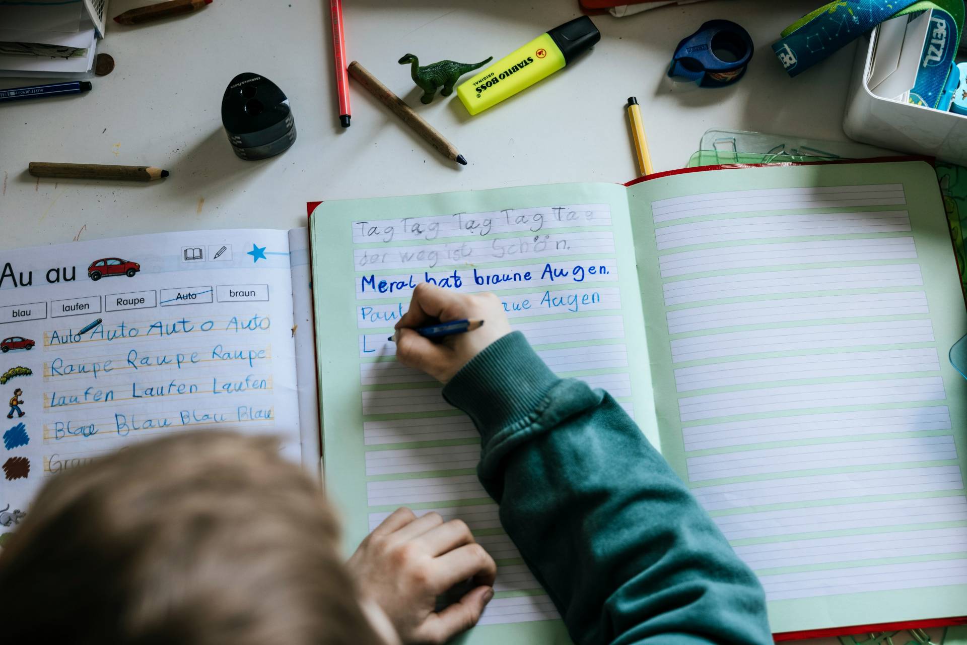 Cos'è la prosa - Mezzo espressivo più utilizzato - Un bambino scrive