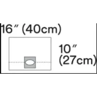 3M #1022, Steri-Drape Refractive/Opthalm 15"x10" 80/CS Image 3M #1022, Steri-Drape Refractive/Opthalm 15"x10" 80/CS Image