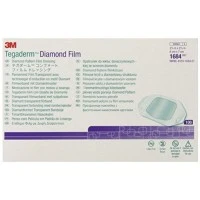 3M #1684, TEGADERM, DSG, 2 3/8 X 2 3/4 DIAMOND, 400/CS Image 3M #1684, TEGADERM, DSG, 2 3/8 X 2 3/4 DIAMOND, 400/CS Image
