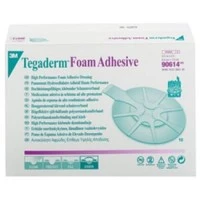 3M #90614, Tegaderm Foam Dressing 2.75x3 10/Bx, 4 BX/CA Image 3M #90614, Tegaderm Foam Dressing 2.75x3 10/Bx, 4 BX/CA Image
