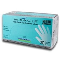 Adenna #MIR166, Glove Miracle Exam PF Nitrile LF Large NS Blue 200/Ca Image