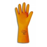 Ansell Edmont #192087, GLOVE, LATEX, FLOCK LINED, ORANGE, SIZE 10, 144 PR/CS Image Ansell Edmont #192087, GLOVE, LATEX, FLOCK LINED, ORANGE, SIZE 10, 144 PR/CS Image