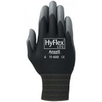 Ansell Edmont #205653, GLOVE, HYFLEX ULTRA LIGHTWEIGHT, GRAY, SZ 9, 144 PR/CS Image