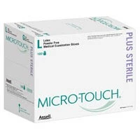 Ansell Perry #6016001, GLOVE EXAM LT MICRO ST SINGLES PF SM 100/BX 4BX/CA Image