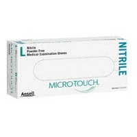 Ansell Perry #6034301, Glove Exam Chemo Approved PF Nitrile LF Sm Blu Micro-Touch 200/Bx, 10 BX/CA Image