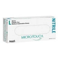 Ansell Perry #6034302, Glove Exam Chemo PF Nitrile LF Med Blu Micro-Touch 200/Bx, 10 BX/CA Image Ansell Perry #6034302, Glove Exam Chemo PF Nitrile LF Med Blu Micro-Touch 200/Bx, 10 BX/CA Image