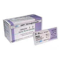 Applied Dental #S-G518R13-U, Suture PGA P-13 Undyed 5-0 18" 12/BX Image Applied Dental #S-G518R13-U, Suture PGA P-13 Undyed 5-0 18" 12/BX Image