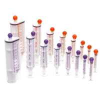Avanos Medical #NM-S6NC, Orange Sterile Individually Packaged ENFit Compliant NeoConnect Oral/Enteral Syringes, 6 mL, 200/Case Image Avanos Medical #NM-S6NC, Orange Sterile Individually Packaged ENFit Compliant NeoConnect Oral/Enteral Syringes, 6 mL, 200/Case Image