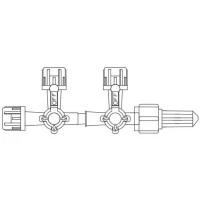 Baxter #2C6217, MANIFOLD INFUSION 2 PORTS 4 WAY LUER LOCK ADAPTER LATEX-FREE (50/CS) Image Baxter #2C6217, MANIFOLD INFUSION 2 PORTS 4 WAY LUER LOCK ADAPTER LATEX-FREE (50/CS) Image