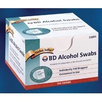 BD  #326895, BD Alcohol Swabs 100/PK, 12 PK/CS Image BD  #326895, BD Alcohol Swabs 100/PK, 12 PK/CS Image