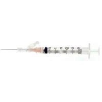 BD  #305903, Syringe 1cc 25gx5/8" SafetyGlide w/ Detachable Needle 50/Bx, 8 BX/CA Image