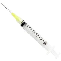 BD #309578, Syringe 3cc LL 20gx1" w/ Detachable PrecisionGlide Needle 100/Bx, 8 BX/CA Image BD #309578, Syringe 3cc LL 20gx1" w/ Detachable PrecisionGlide Needle 100/Bx, 8 BX/CA Image