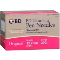 BD #328203, Needle 29g 12.7mm BD Ultra-Fine Insulin Pen 100/Bx, 12 BX/CA Image BD #328203, Needle 29g 12.7mm BD Ultra-Fine Insulin Pen 100/Bx, 12 BX/CA Image