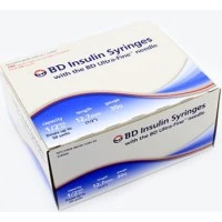 BD #328466, Syringe .5cc 30gx1/2" U100 Ultra-Fine Insulin 100/Bx, 5 BX/CA Image BD #328466, Syringe .5cc 30gx1/2" U100 Ultra-Fine Insulin 100/Bx, 5 BX/CA Image
