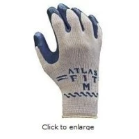 Best Glove #89208-302, Glove General Purpose Ntrl Rbr Sm Gry/Blk Atlas Fit 300B 12/Pk Image