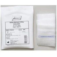 Bioseal #7330/50, SPONGE, GAUZE, X-RAY, 3X3, 12PLY, 10/PK, 50 PK/CS Image Bioseal #7330/50, SPONGE, GAUZE, X-RAY, 3X3, 12PLY, 10/PK, 50 PK/CS Image