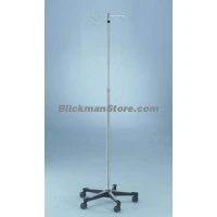 Blickman Health #7792MR-4C, IV Stand 5 Leg 4 Hooks Base 24" Ea Image
