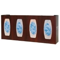 Bowman Medical Products #GL040-0223, DISPENSER GLOVE QUAD DIV Image