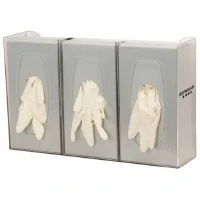 Bowman Medical Products #GL300-1214, Dispenser Glove Box Plycrb Trpl Vertical/ Hrzntl Mnt Semi-Trns Ea Image Bowman Medical Products #GL300-1214, Dispenser Glove Box Plycrb Trpl Vertical/ Hrzntl Mnt Semi-Trns Ea Image