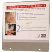 Bowman Medical Products #MP-075, Sign Holder Resp Hygiene Ea Image Bowman Medical Products #MP-075, Sign Holder Resp Hygiene Ea Image