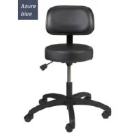 Brewer #VR-2-C, Stool Pneumatic Azure Blue SR106 5-Leg Casters w/o Backrest Ea Image Brewer #VR-2-C, Stool Pneumatic Azure Blue SR106 5-Leg Casters w/o Backrest Ea Image