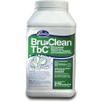 Brulin #BCTBC6-CS, DISINFECTANT, TABLET, BRU-CLEAN TBC,12/cs Image Brulin #BCTBC6-CS, DISINFECTANT, TABLET, BRU-CLEAN TBC,12/cs Image