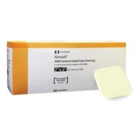 Cardinal Health #55522AMD, Kendall Calcium Alginate Dressing, Antimicrobial Foam Dressing, 2" x 2", 25/BX, 4 BX/CS Image Cardinal Health #55522AMD, Kendall Calcium Alginate Dressing, Antimicrobial Foam Dressing, 2" x 2", 25/BX, 4 BX/CS Image