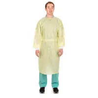 Cardinal Health #7100PG, GOWN, ISO, IMP, YELLOW, UNIV, KNIT CUFF, EACH Image Cardinal Health #7100PG, GOWN, ISO, IMP, YELLOW, UNIV, KNIT CUFF, EACH Image