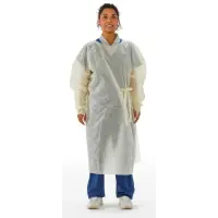 Cardinal Health #AT4498-BD, Over-the-Head AAMI Level 2 Isolation Gown, SMS, with Elastic/Thumbhook Wrist, Yellow, Universal, 10/pk, 10 pk/cs (Continental US Only) Image Cardinal Health #AT4498-BD, Over-the-Head AAMI Level 2 Isolation Gown, SMS, with Elastic/Thumbhook Wrist, Yellow, Universal, 10/pk, 10 pk/cs (Continental US Only) Image