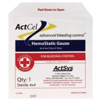 Coreva Health Sciences #183547000440, ACTCEL HEMOSTATIC GAUZE Image Coreva Health Sciences #183547000440, ACTCEL HEMOSTATIC GAUZE Image