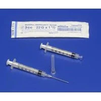 Covidien #1180320100, Syringe 3cc LL 20gx1" Monoject PP Ultra Sharp Fxd Ndl 100/Bx, 8 BX/CA Image Covidien #1180320100, Syringe 3cc LL 20gx1" Monoject PP Ultra Sharp Fxd Ndl 100/Bx, 8 BX/CA Image