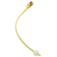Covidien #1614, Dover Hydrogel Coated Latex Foley Catheter, 5 mL, 2-Way, 14 Fr (4.7 mm), 12/Carton Image