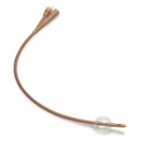 Covidien #665225IC, Dover Silver Coated 100% Silicone Foley Catheter, 30 mL, 3-Way, 22 Fr (7.3 mm), 10/CRT Image