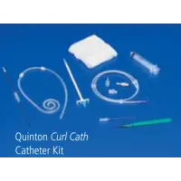 Covidien #8817278006, Quinton Curl Catheter, 2 Cuff, 62cm, 5/CRT Image