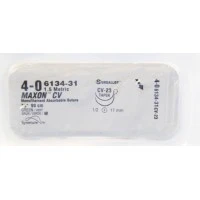 Covidien #8886613431, SUTURE, MAXON, CV4/0, GRN, 36, CV331/CV-23 DA, 36/BX Image Covidien #8886613431, SUTURE, MAXON, CV4/0, GRN, 36, CV331/CV-23 DA, 36/BX Image