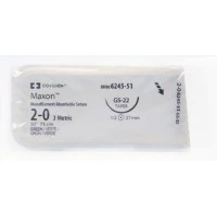 Covidien #8886624551, Suture 2-0 Synthetic GS-22 Maxon Green 30" 36/Bx Image Covidien #8886624551, Suture 2-0 Synthetic GS-22 Maxon Green 30" 36/Bx Image