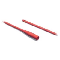 Covidien #8887660221, Dover Urethral Catheter Red Rubber Robinson, 16" length, radiopaque, smooth rounded tip, 100/CS Image