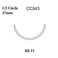 Covidien #CC543, SUTURE, CAPROSYN 2/0 30IN UNDYED GS11, 36/BX Image Covidien #CC543, SUTURE, CAPROSYN 2/0 30IN UNDYED GS11, 36/BX Image