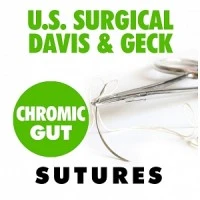 Covidien #CG904, SUTURE, CHROMIC GUT, 0 36 GS-25 17K, 36/BX Image Covidien #CG904, SUTURE, CHROMIC GUT, 0 36 GS-25 17K, 36/BX Image